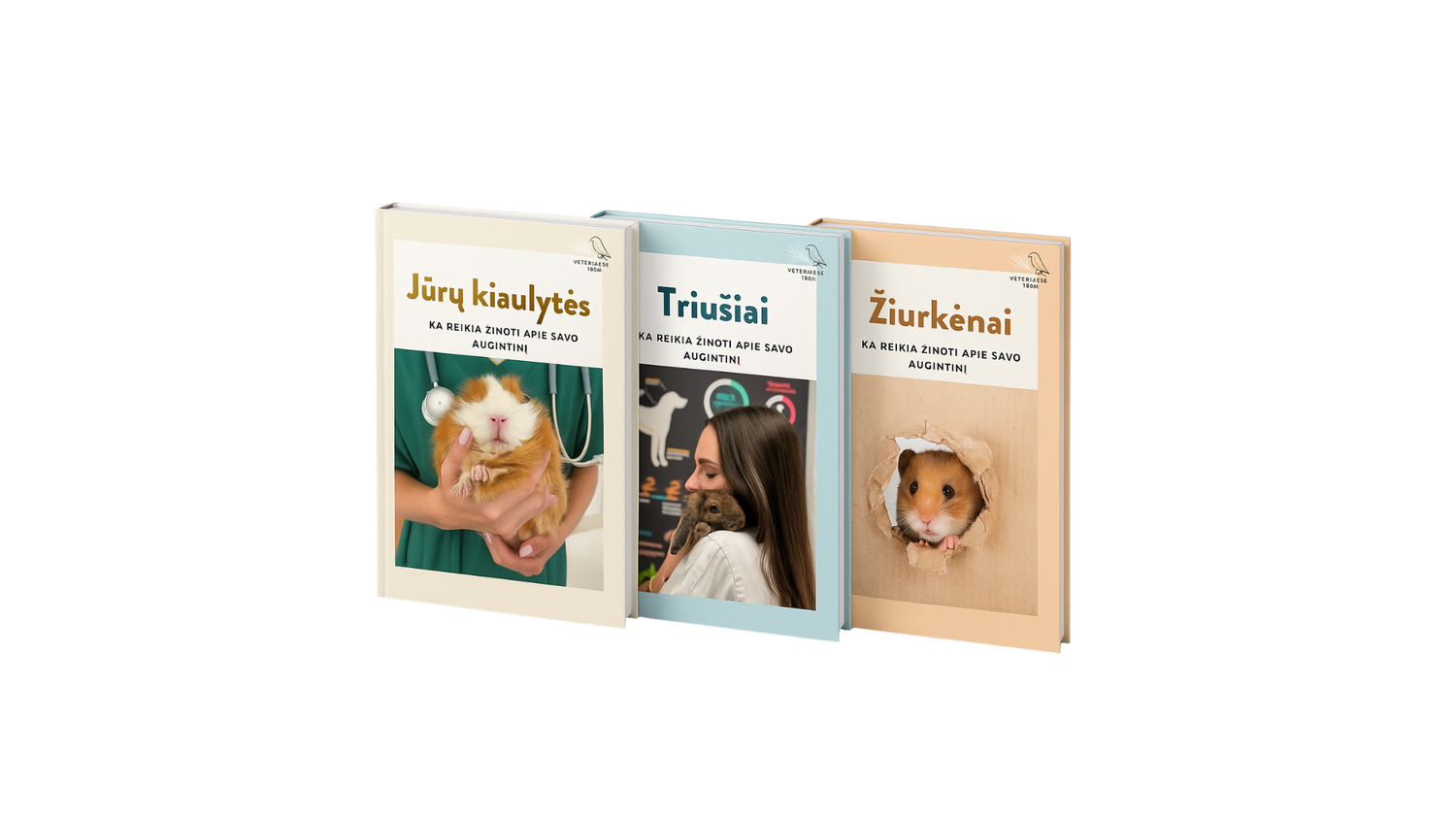 E-gidai apie egzotinius gyvūnus, tokius kaip triušiai, jūrų kiaulytės ir kt.