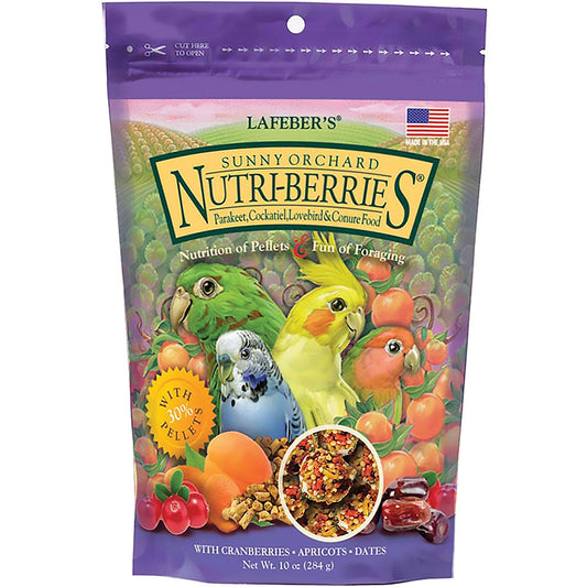 Lafeber Saulėto sodo Nutri-Berries mažosioms papūgoms 284 g