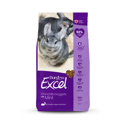 Burgess Excel maistas šinšiloms, 1.5 kg