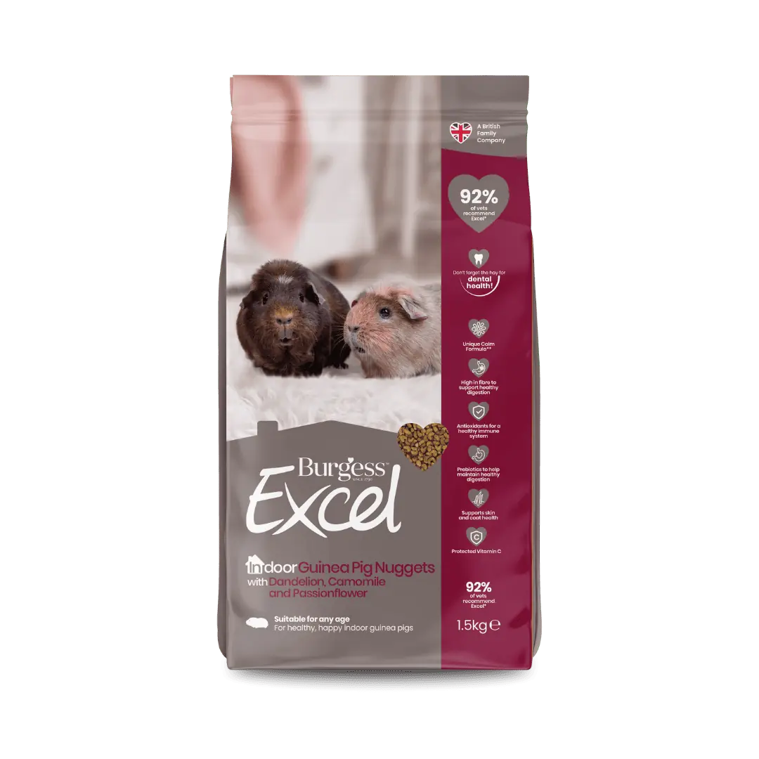 Burgess Excel maistas jūrų kiaulytėms, 1.5 kg