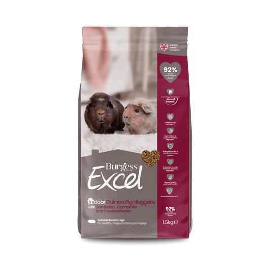 Burgess Excel maistas jūrų kiaulytėms, 1.5 kg