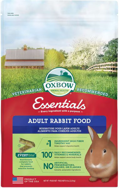 Oxbow Essentials Adult Rabbit – maistas suaugusiems triušiams 2.28 kg