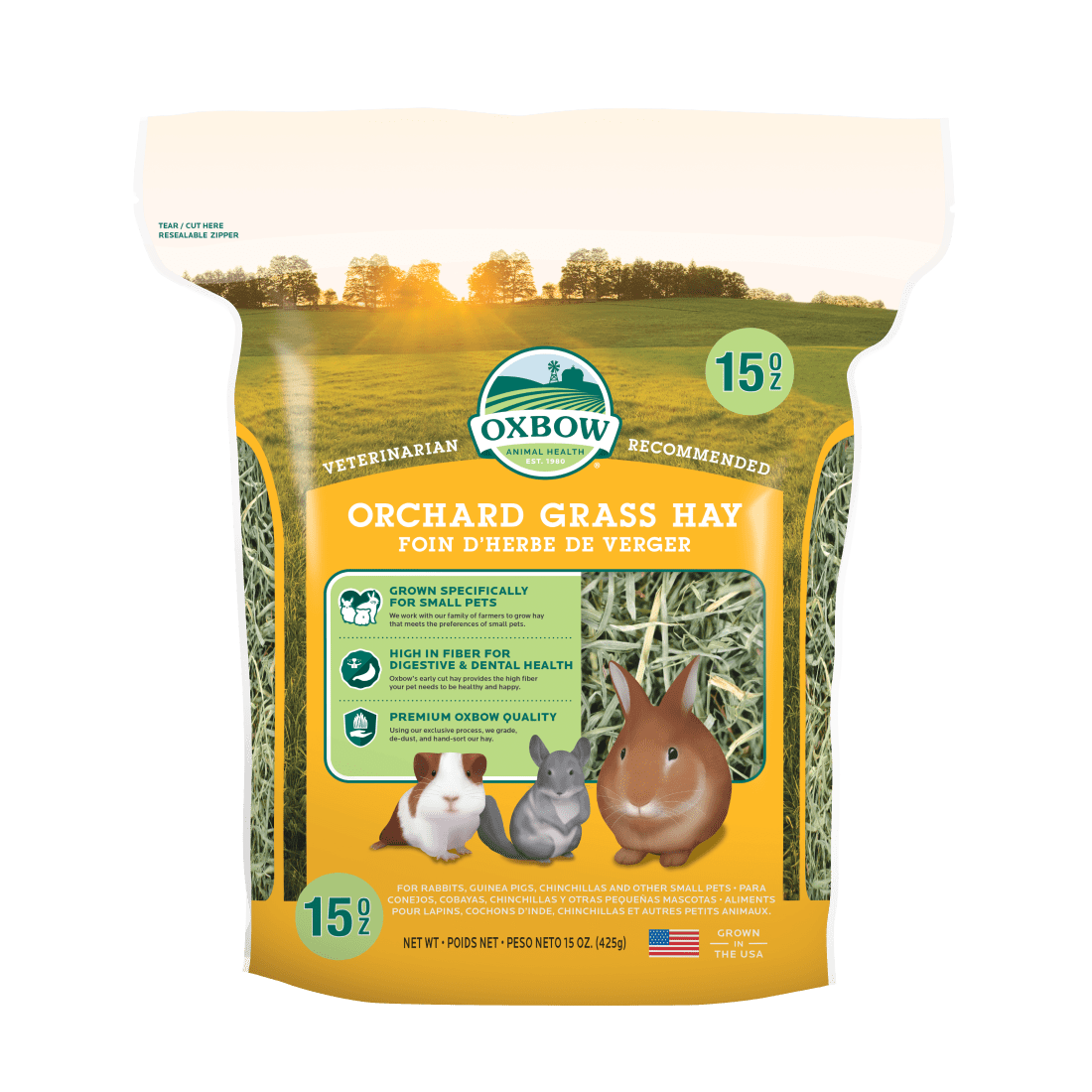 OXBOW Orchard Grass šienas (šunažolės)