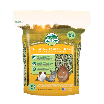 OXBOW Orchard Grass šienas (šunažolės)
